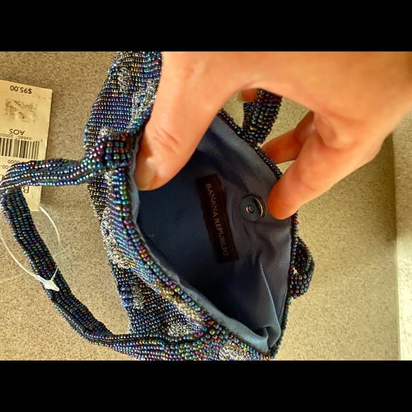 NWT Banana Republic Beaded Mini Purse - Picture 2 of 2